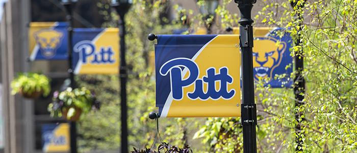 pitt-banners-in-spring